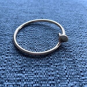 Golden Nail Inspired Bangle